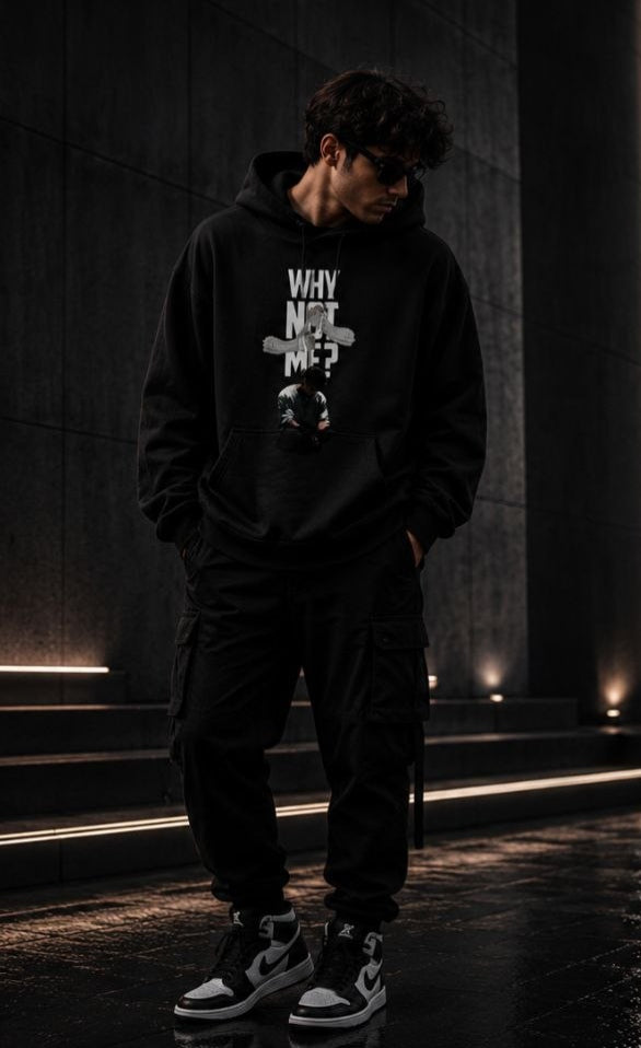 Unisex Pullover Hoodie|WHY NOT ME?™ Obsidian Edition